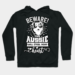 Beware the Aussie will steal your Heart Ver.2 Hoodie